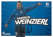 Markus Weinzierl Original Autogrammkarte FC Schalke 04 - ca.15cm x 10cm