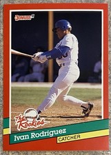 1991 Donruss “The Rookies” Ivan Rodriguez (RC) #33