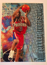 Fleer Metal All Metal Allen Iverson Philadelphia 76ers NBA #3 Insert Card
