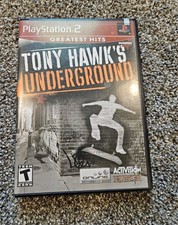 Tony Hawk's Underground (PlayStation 2, September 21, 2003) W/ Booklet