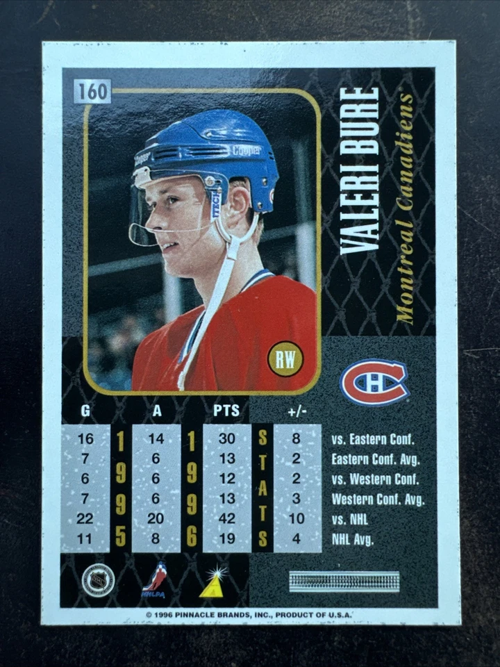1996-97 Pinnacle Summit - Valeri Bure #160 - Image 2 of 2
