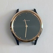 Garmin Vivomove HR hybrid smart watch in black & rose gold