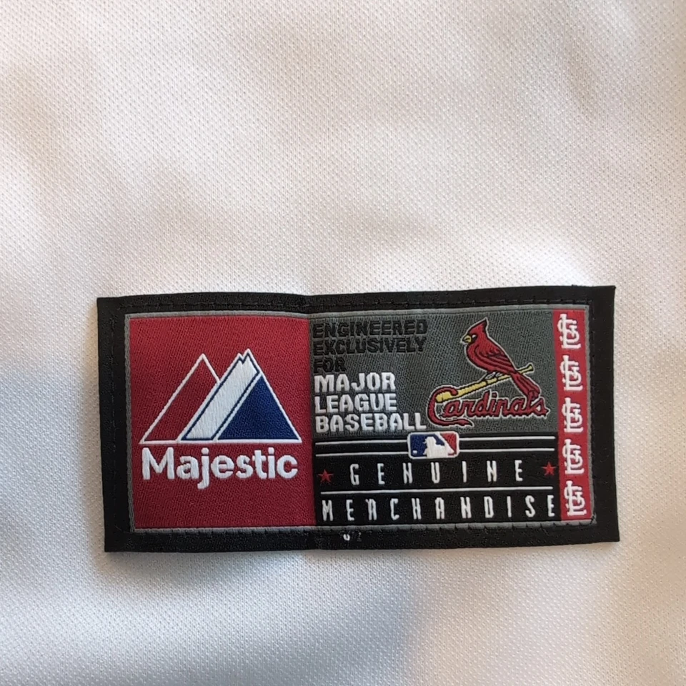 Camiseta deportiva alternativa con botones Adam Wainwright Cardinals nombre # espalda cosida Foto 3 de 3