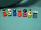 Vintage Fisher Price Little People Sesame Street Lot 7 Grover Susan Gordon Oscar
