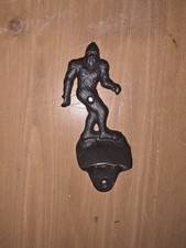 CAST IRON BIGFOOT SASQUATCH WALL BOTTLE OPENER