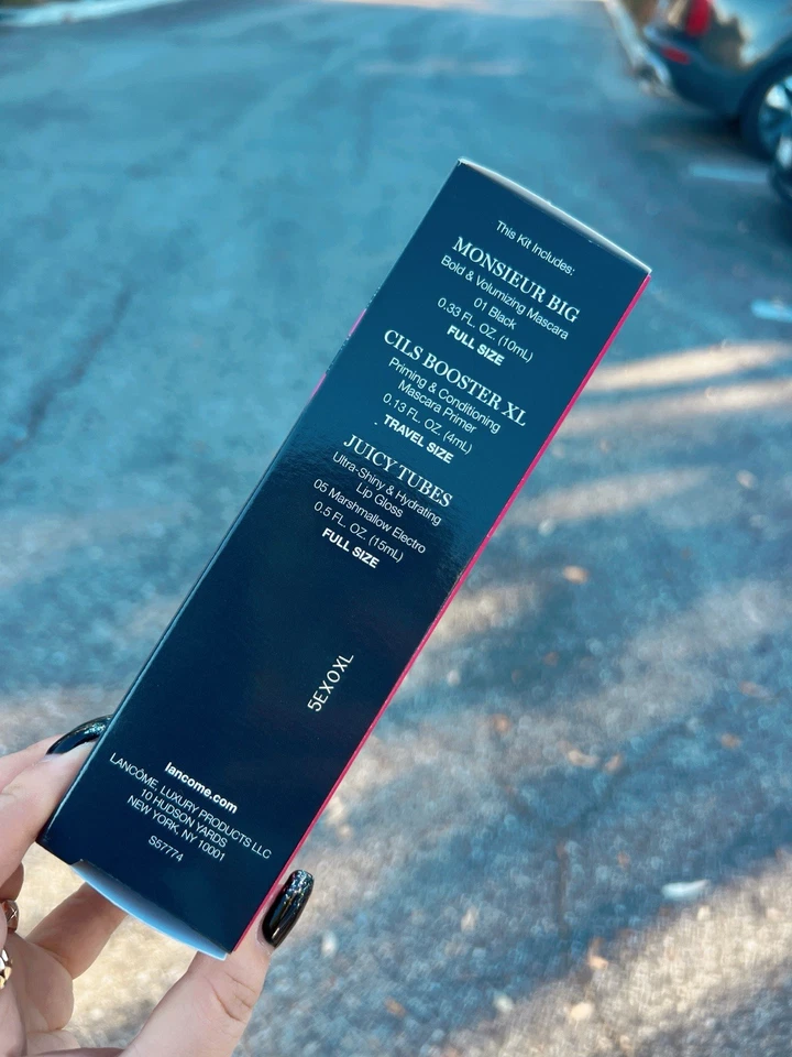 LANCÔME 3 изделия Monsieur большой макияж подарочный набор новый в коробке тушь праймер блеск для губ - Изображение 3 из 4