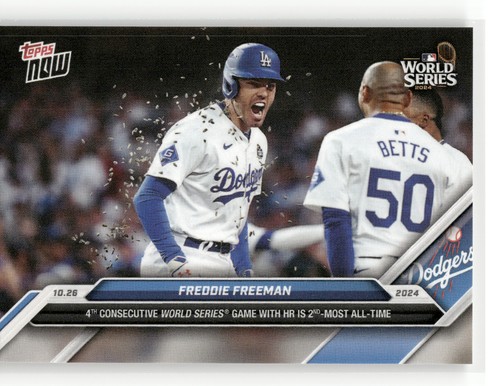 2024 Topps Now 868 Freddie Freeman
