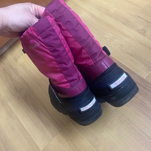 Columbia Niñas Talla 2 Powderbug Impermeable BY1324-640 Pull On Botas de Nieve 400 gramos - Imagen 7 de 10