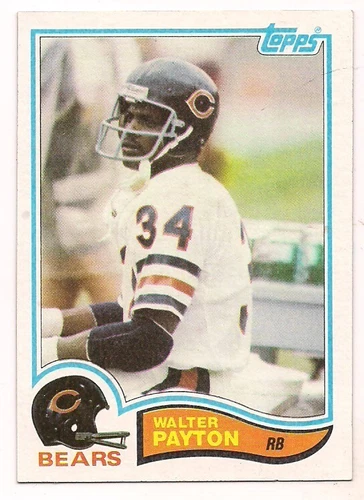 1982 Topps HOF Walter Payton Chicago Bears #302