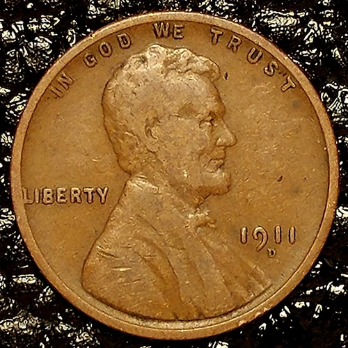 1911-D Lincoln Cent ~ FINE (F / FN) Condition ~ COMBINED SHIPPING!