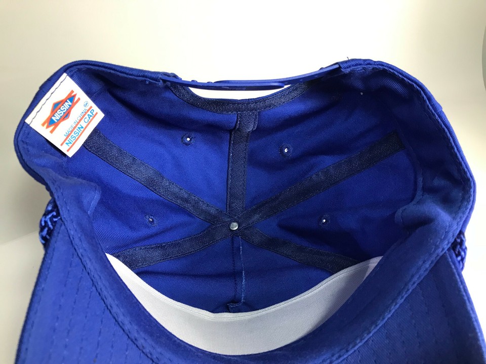 Vintage Dry Ridge Auto Parts Hat Service Center Blue Snapback Baseball