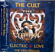 THE CULT - ELECTRIC LOVE THE VIDEOSINGLES JAPAN LASERDISC LD OBI TFLR-78515 MINT