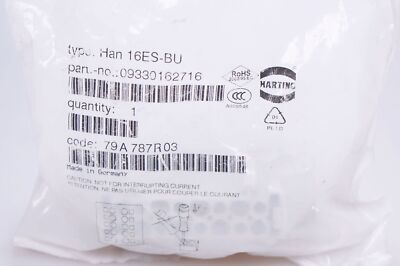 HARTING  Han 16ES-BU  09330162716  Buchseneinsatz OVP