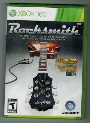 ROCKSMITH XBOX 360 GAME Xbox360 rock smith