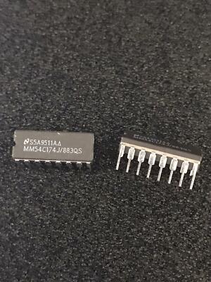 MM54C174J/883QS - Hex D Flip-Flop  - DIC16 - National Semiconductor NSC