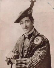 Postcard RPPC Geo S. Melvin "The Versatile Scot" Vaudeville Star London England