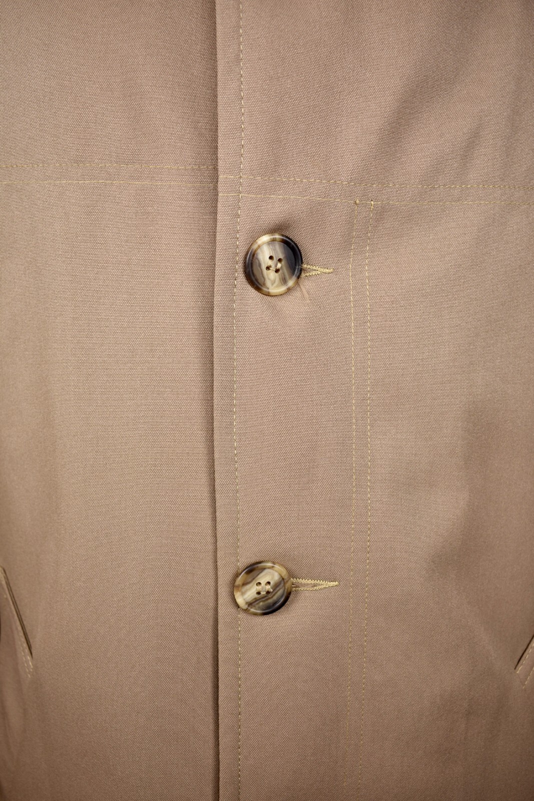 Grais Solid Brown 100% Texturized Polyester Three… - image 2