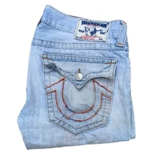 Vintage True Religion Jeans Size 34 BOOT CUT Blue