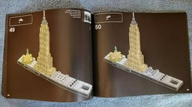 Lego New York City Architecture 21028 NYC USA Booklet  Instructions Manual Paper