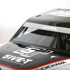 LOSI 5IVE-T 5T & 2.0 5th SCALE PAINTABLE FRONT 2/3 POLY WINDSHIELD BY FULLFORCE