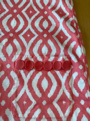 VINEYARD VINE SCORAL PRINT SHEATH EMBELLISHED COLLAR DRESS GIRLS SZ 14 - Picture 3 of 8