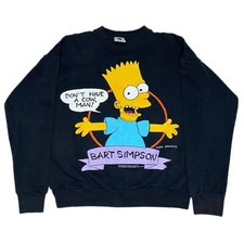 The Simpson’s 1990 BART Simpson Crewneck Men’s Size L Made In USA