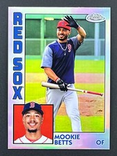 MOOKIE BETTS 2019 Topps Chrome 1984 Anniversary #84TC-20 Boston Red Sox