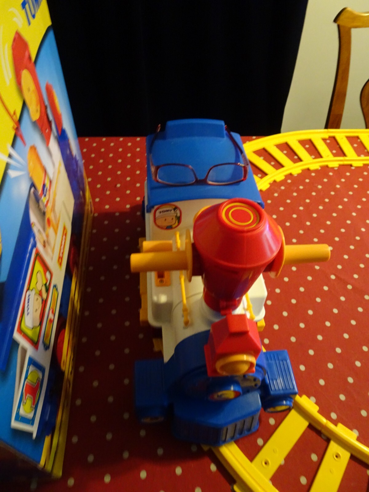 Children's Ride On Train With Track Tomy Choo Choo Express indoor