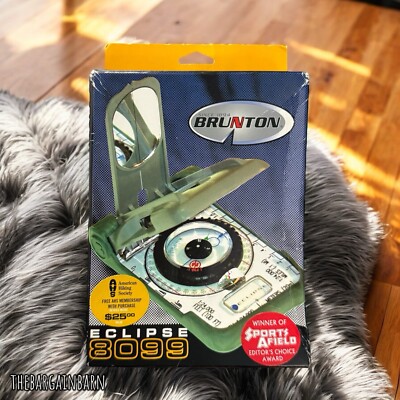 Brunton Eclipse 8099 Professional Hiking Sighting Compass (NWB)