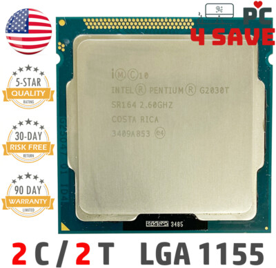 Intel Pentium Dual-Core G2030T SR164 3MB LGA1155