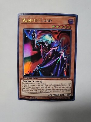 Yu-Gi-Oh! TCG Vampire Lord Structure Deck Sd2-En003 1st Edition Common |  eBay