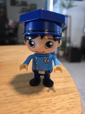 Ryans World Cop Police Officer Action Figure Toy 3" Bonkers Toy Co