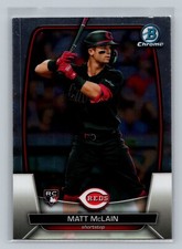 2023 Bowman Chrome Matt McLain Base Rookie RC #94 Reds