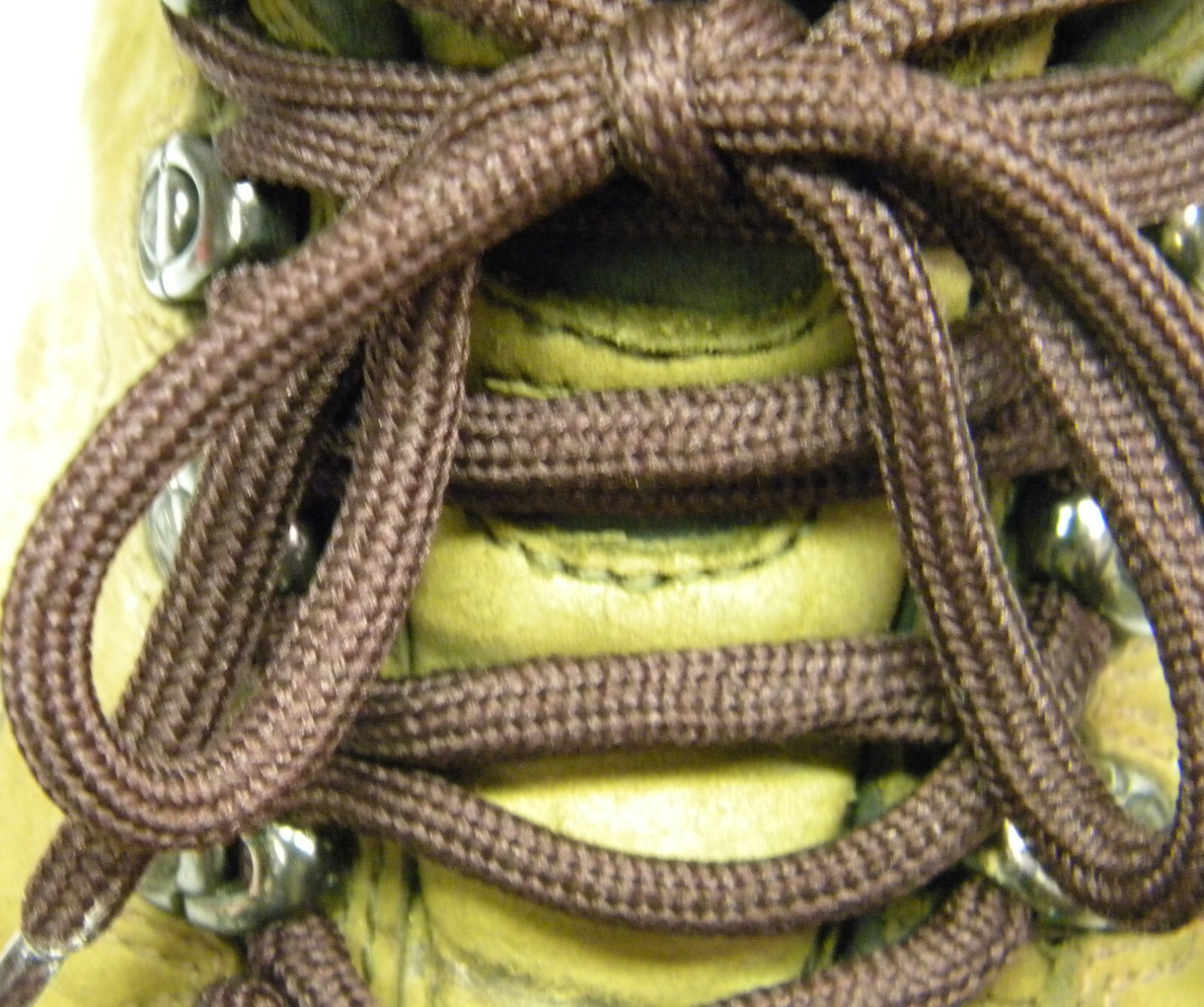 2 Pair 7/32 Extra Large diameter Brown shoelaces chukka work boot