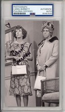 CAROL BURNETT SIGNED FUNNY SHOW PICTURE PHOTOGRAPH PSA DNA COA AUTOGRAPHED PHOTO