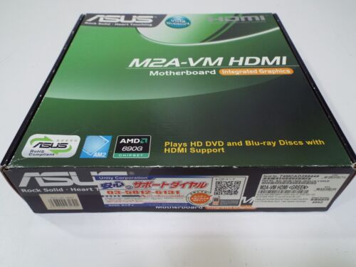 ASUS M2A-VM HDMI AMD 690G SB600 AM2+ Micro ATX Motherboard DDR2 - Picture 3 of 6