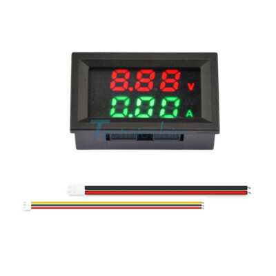 DC4-30V 10A Voltmeter Ammeter Dual LED 3Bit Volt Amp Meter Voltage Current Gauge
