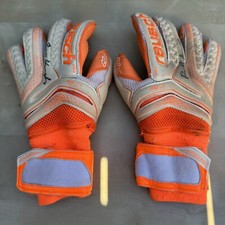 Guantes de portero de fútbol Reusch Serathor Pro G2 Ortho Tec 3770958 S talla 7