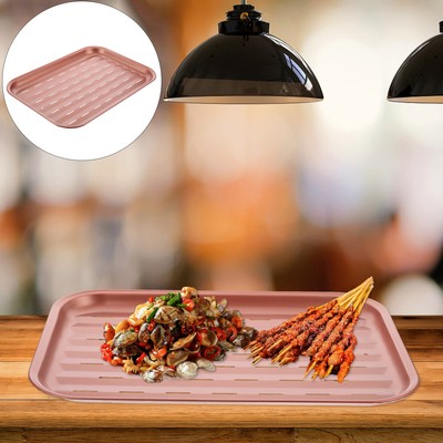  Grill Plate Bread Bin Veggie Tray Skillet Flat Cooking Griddle