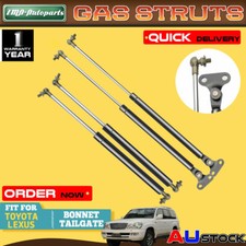 4x Bonnet & Tailgate Gas Struts For Toyota Landcruiser Lexus LX470 100 1999-2007