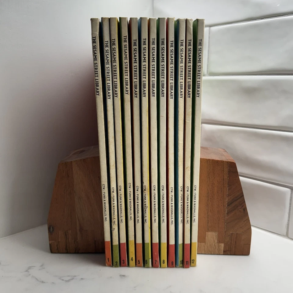 The Sesame Street Library Volume 1-12 Hardcover Set Vintage - Image 2 of 4