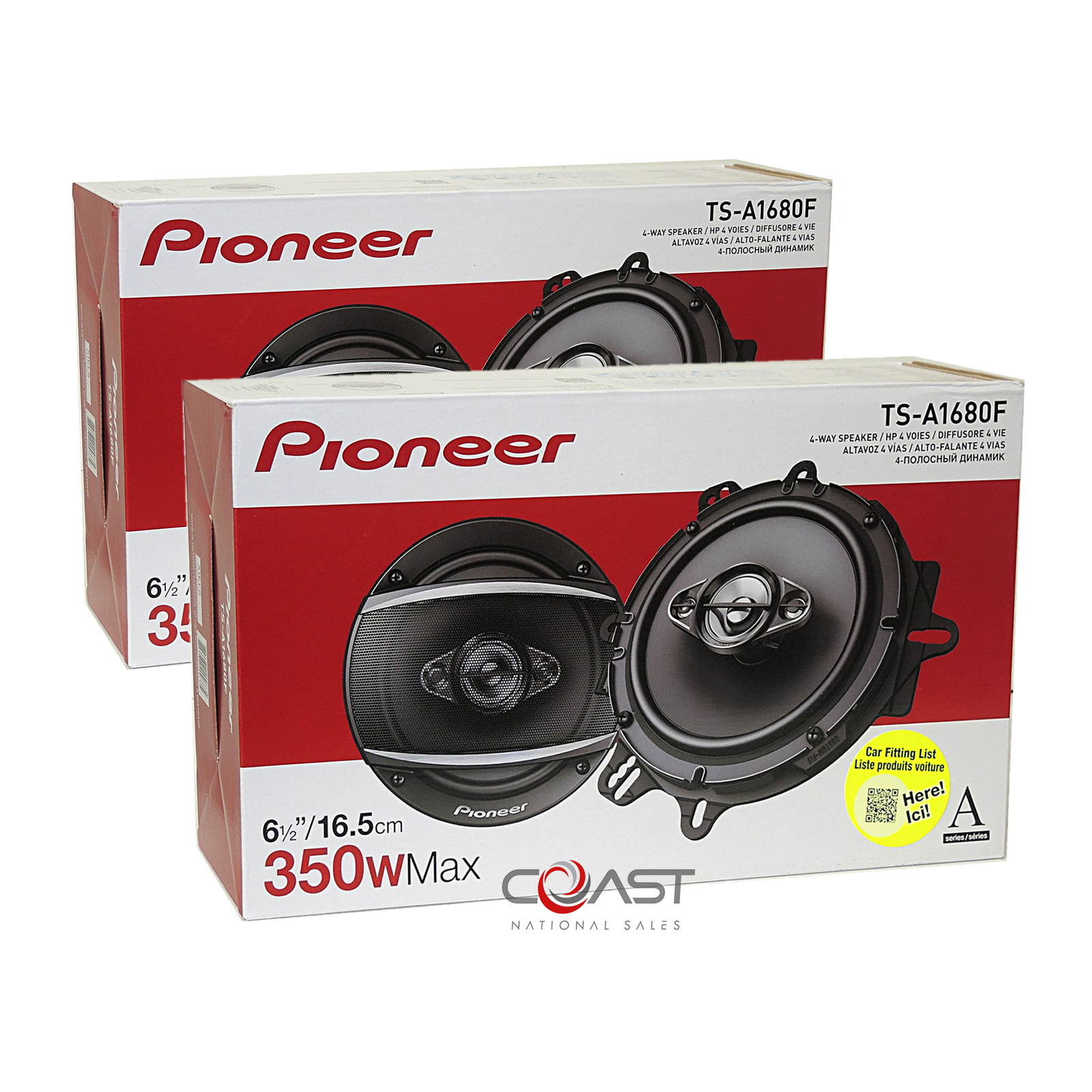 pioneer 4 way 6.5