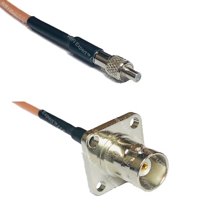 RG316 TS-9 Female to BNC Flange Female RF Cable Rapid-SHIP LOT
