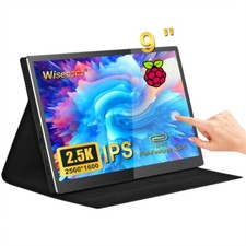 9 inch Portable Touch Monitor 2.5K Secondary Screen for Raspberry Pi PC Laptop