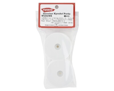 Kyosho 12mm Hex 2.2'' Rear Wheels (RB7) (2) (White) W5202W