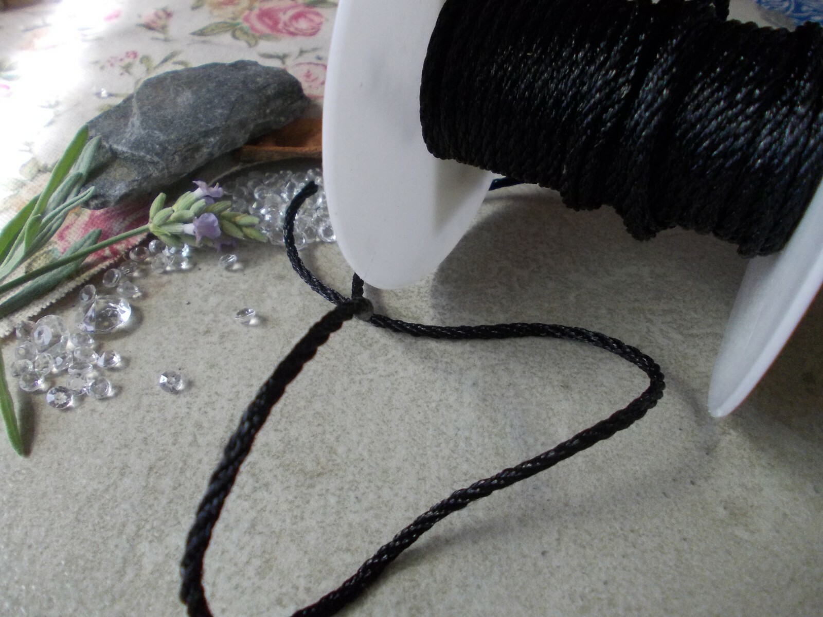 5 Mtrs x Jewellery Cord, 2mm Thick Nylon Braided String Necklace