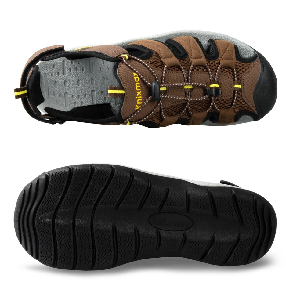 Knixmax Damen Herren Sports Sandalen Atmungsaktiv Trekking Sandale Wandersandale - Bild 4 von 4