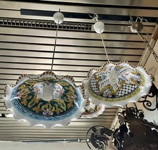 Lampadario Sospensione In Ceramica Decorata Varie Tipologie Disponibili