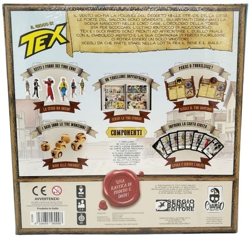 Tex Willer Gioco da Tavolo Fino Ultima Pallottola Bonelli (Italiano) - Foto 2 di 2