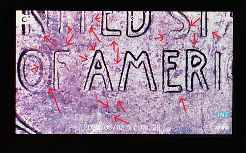 1949 D Penny Error Red Mint State Multi Error Double Die, Cracks Collar Filled D - Picture 21 of 24